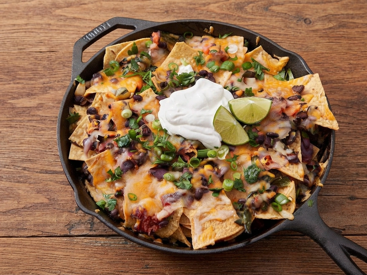 Loaded nachos with melted cheese and fresh toppings at Fresh Grill Kitchen and Lounge in Wetaskiwin, Alberta